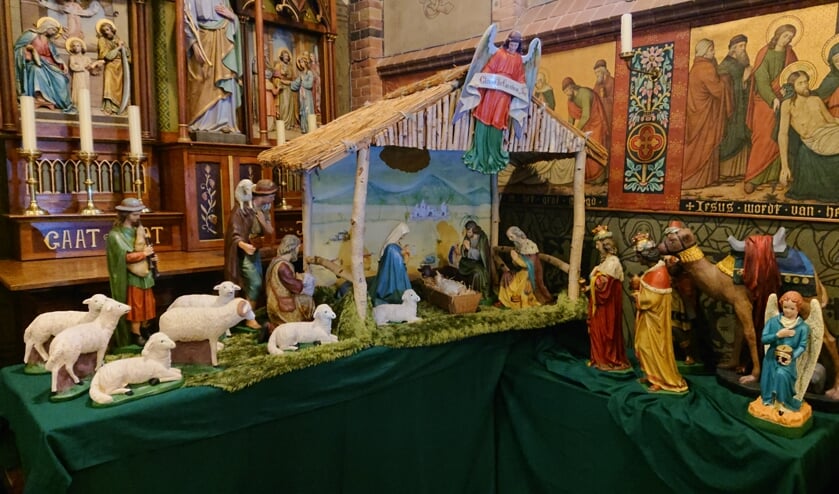 Kerstgroep uit kerk van Ewijk