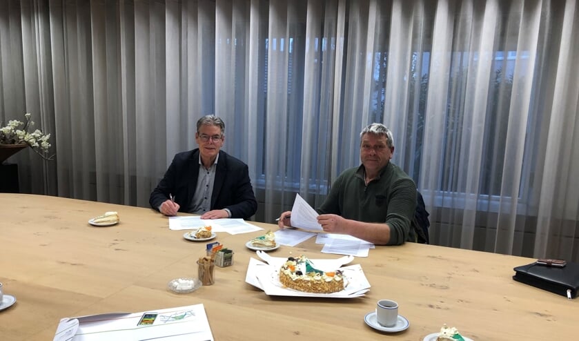Martin Scherpenborg (links) en René Cruijsen.