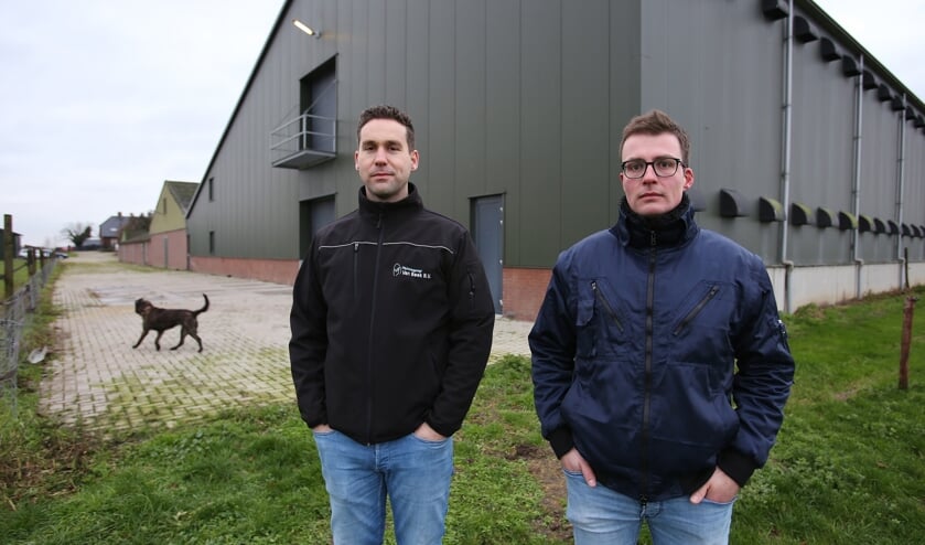 <p>Gert-Jan van Beek (links) en zijn bedrijfsleider Thom ter Haar.</p>