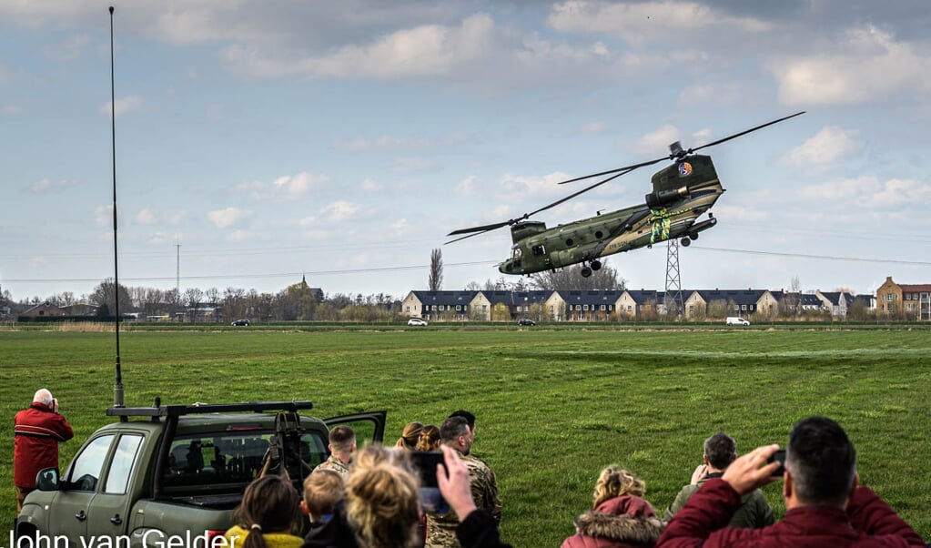Eerdere militaire oefening in Beneden-Leeuwen.