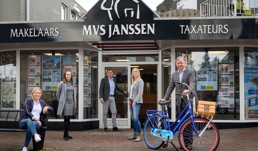 Het team van MVS Janssen Makelaars.