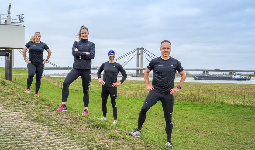 <p>De vier oprichters van The Runclub. </p>