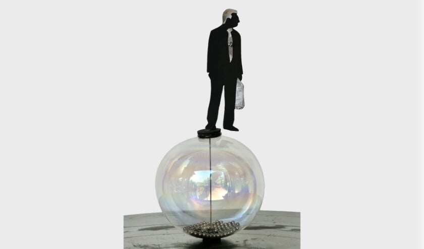 een kunststuk uit de expositie Globetrotters