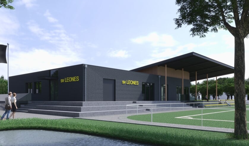 <p>Artist impression clubhuis Leones</p>