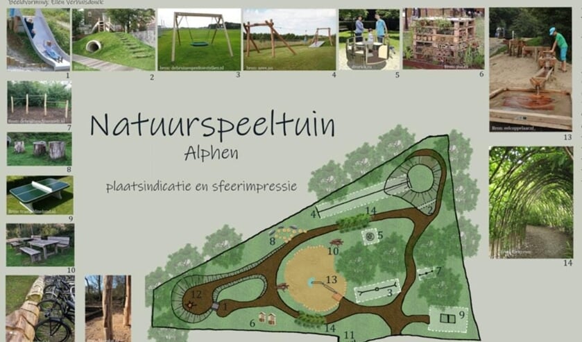 <p>Impressie natuurspeeltuin Alphen</p>