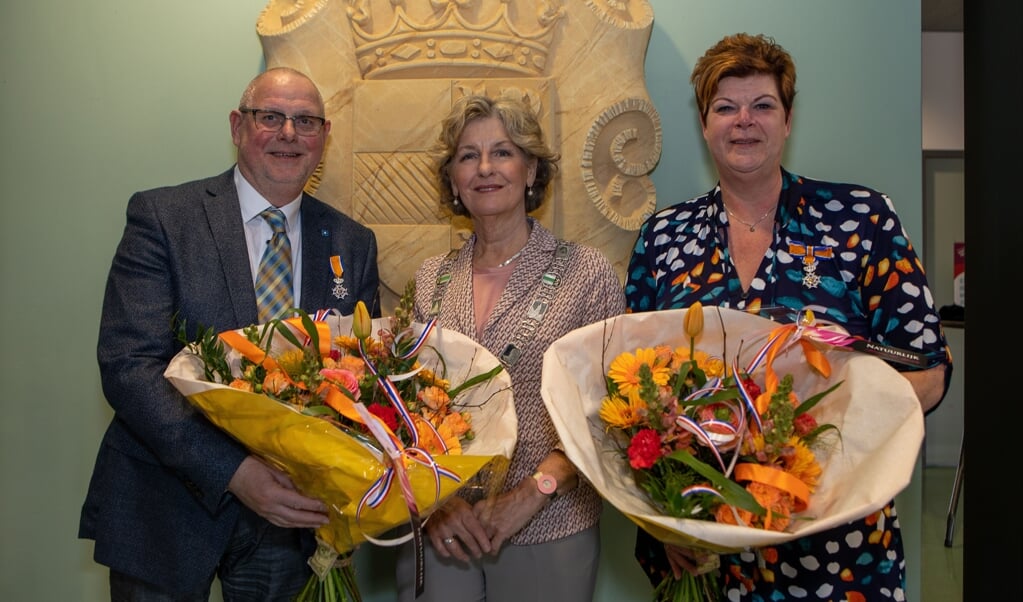 John Reijers, burgemeester Corry van Rhee-Oud Ammerveld, Ellen Thomassen  