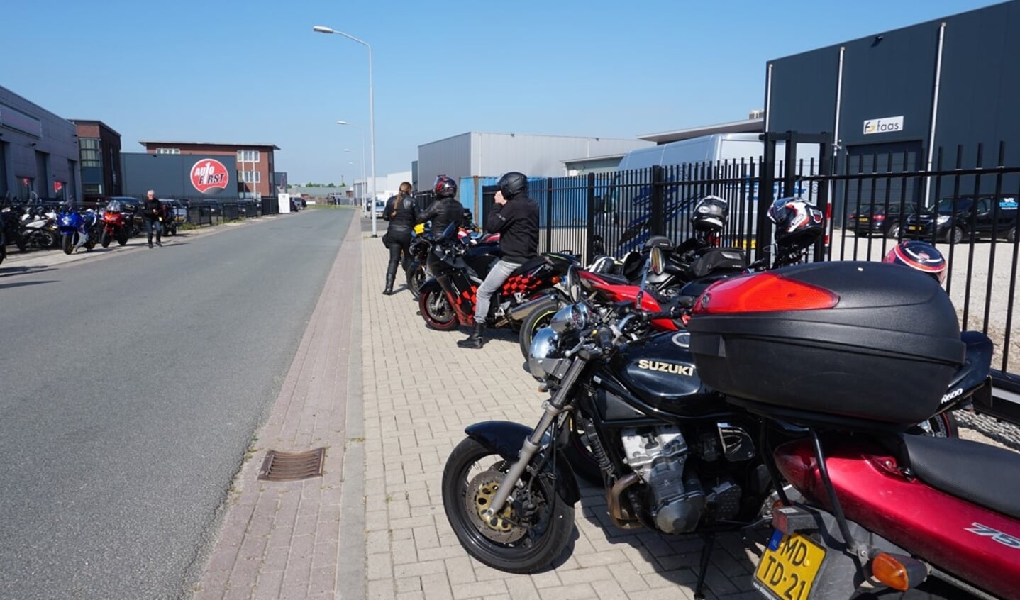 De eerste toertocht van MC de Veldduivels. 