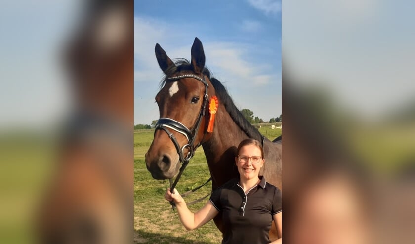 Femke Baste met Nantes Lady
