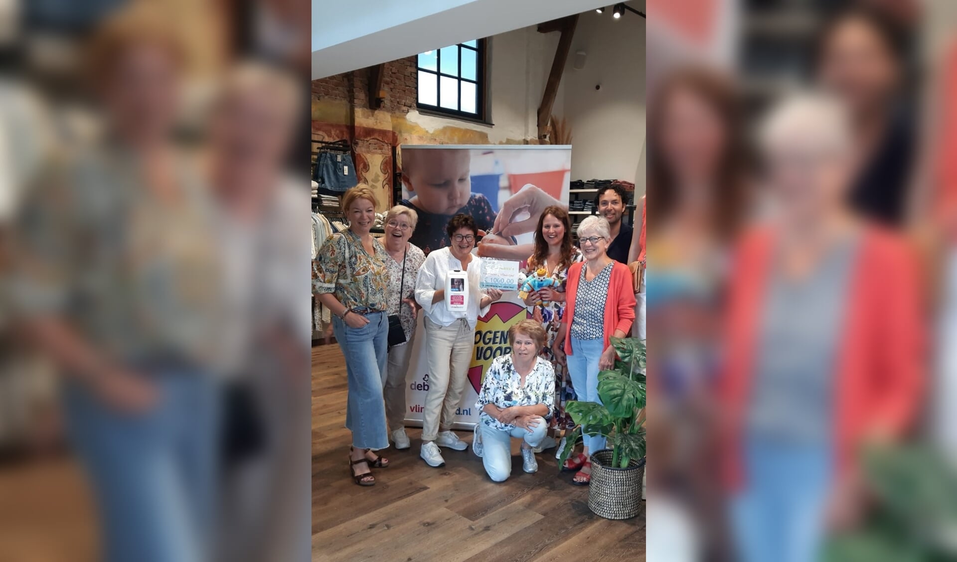 Janine Mode en de beremama's in actie voor Stichting Vlinderkind