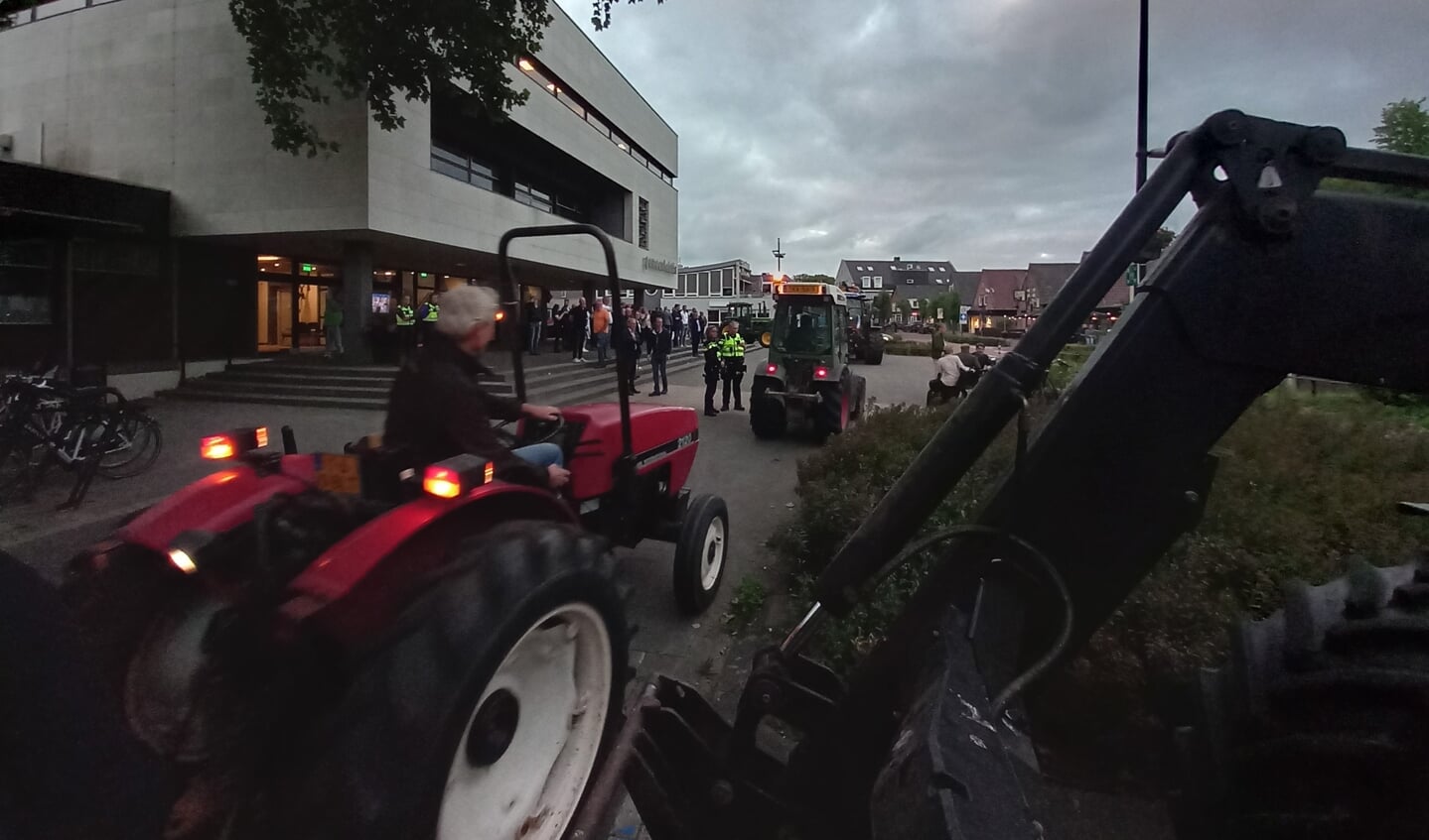 Het boerenprotest in Druten.