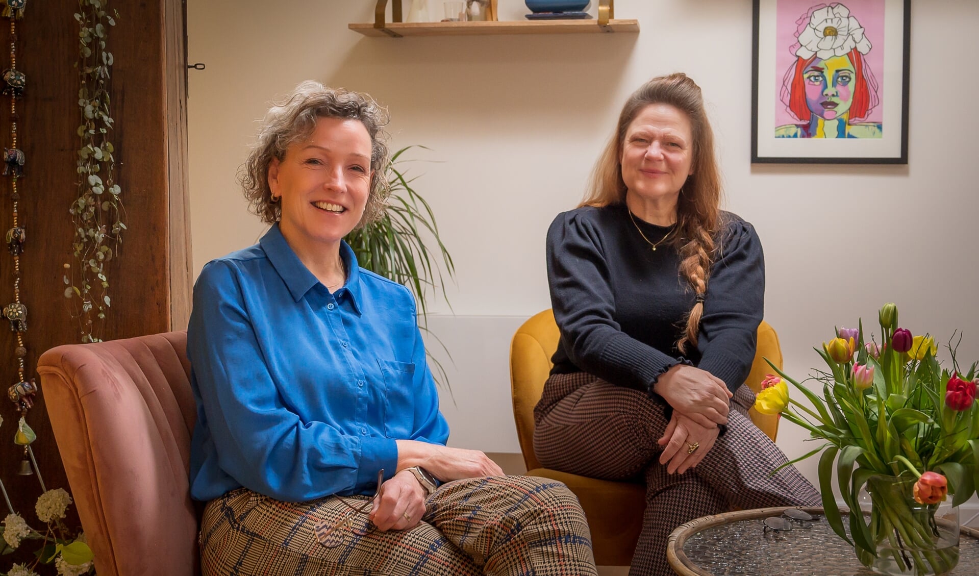 Stephanie Jansen (links) en Jolanda van Setten.