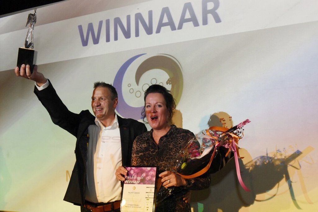 Marien en Hannie Verhaaf, winnaars Rabobank Talent Award 2018