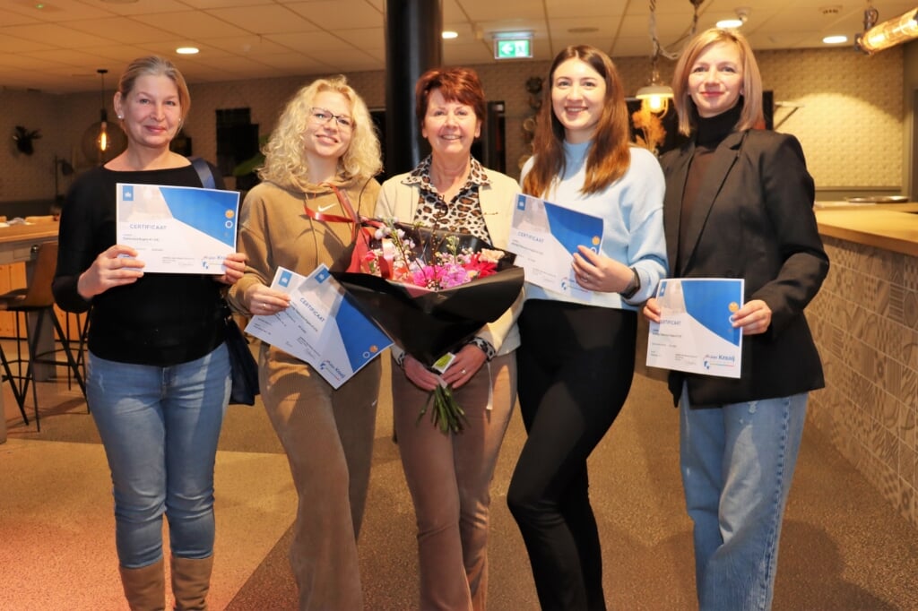 Deelnemers Oekraïne project ontvangen certificaat.