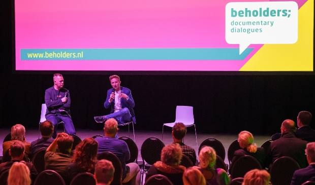 <p>Willem Wouters in gesprek met Jason Loftus.</p>