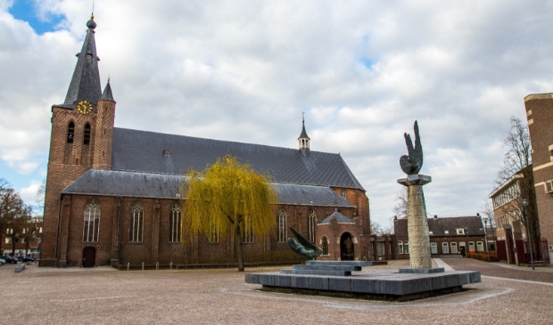 De fonteinen zijn uit voorzorg uitgezet.