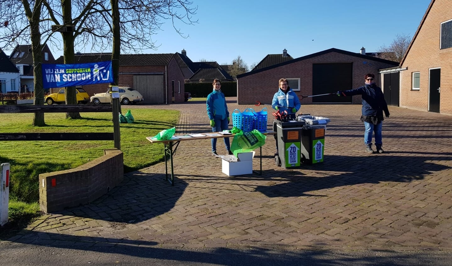 Zwerfafval rapen in Wijbosch