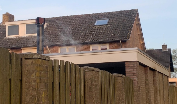 <p>Brand overkapping Rietstraat Wijbosch</p>