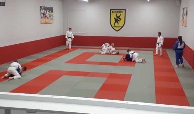 <p>Jonge judoka’s trainen voor het eerst sinds december weer op de vertrouwde mat van Budoclub Schijndel onder toeziend oog van hun trainers.</p>