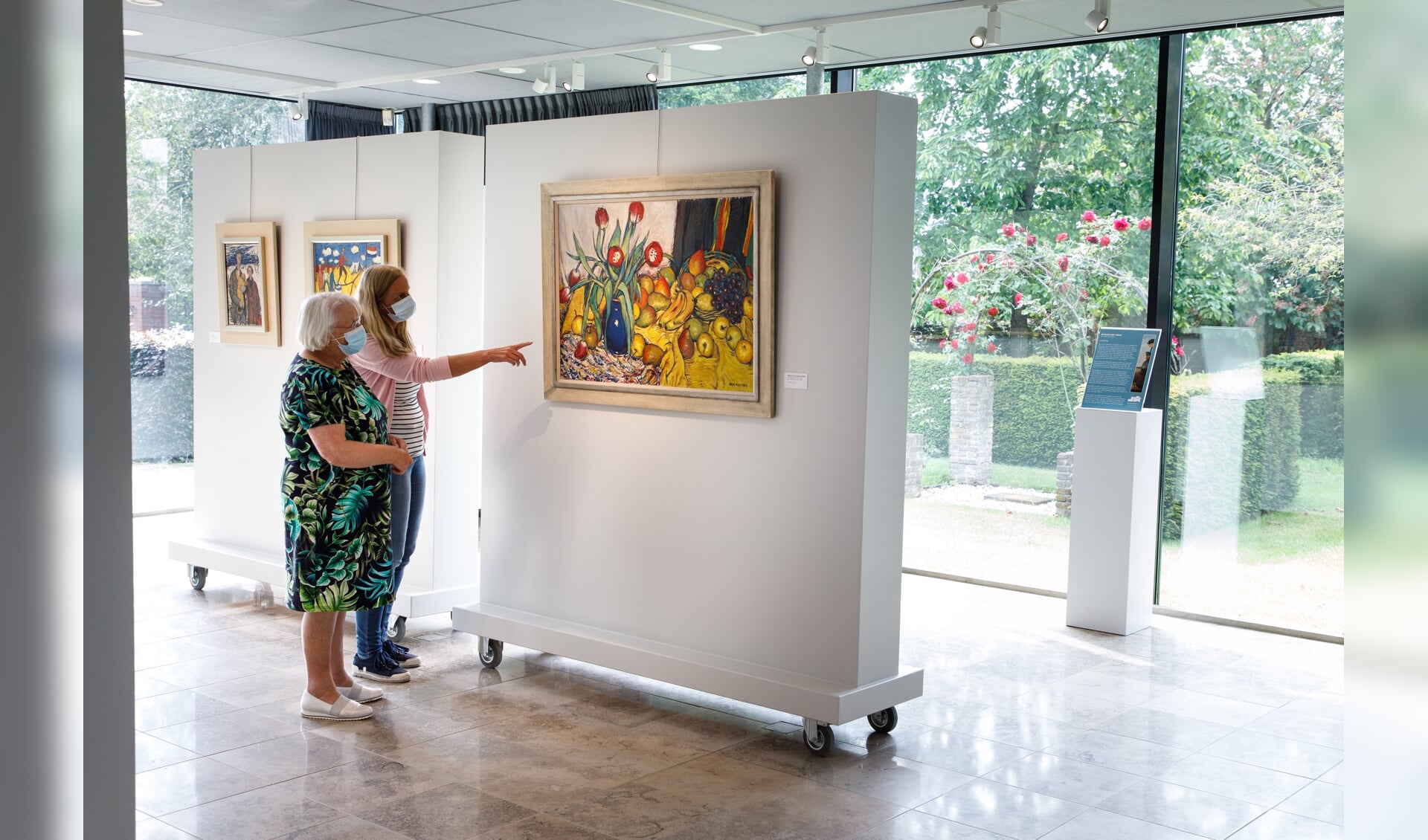 Bezoekers kunnen in het Jan Heestershuis de expositie 'Brabant met verve' bewonderen. Foto: Wiek van Lieshout