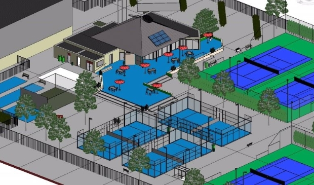 Zo moet het sportpark van TV de Hopbel er uit komen zien.