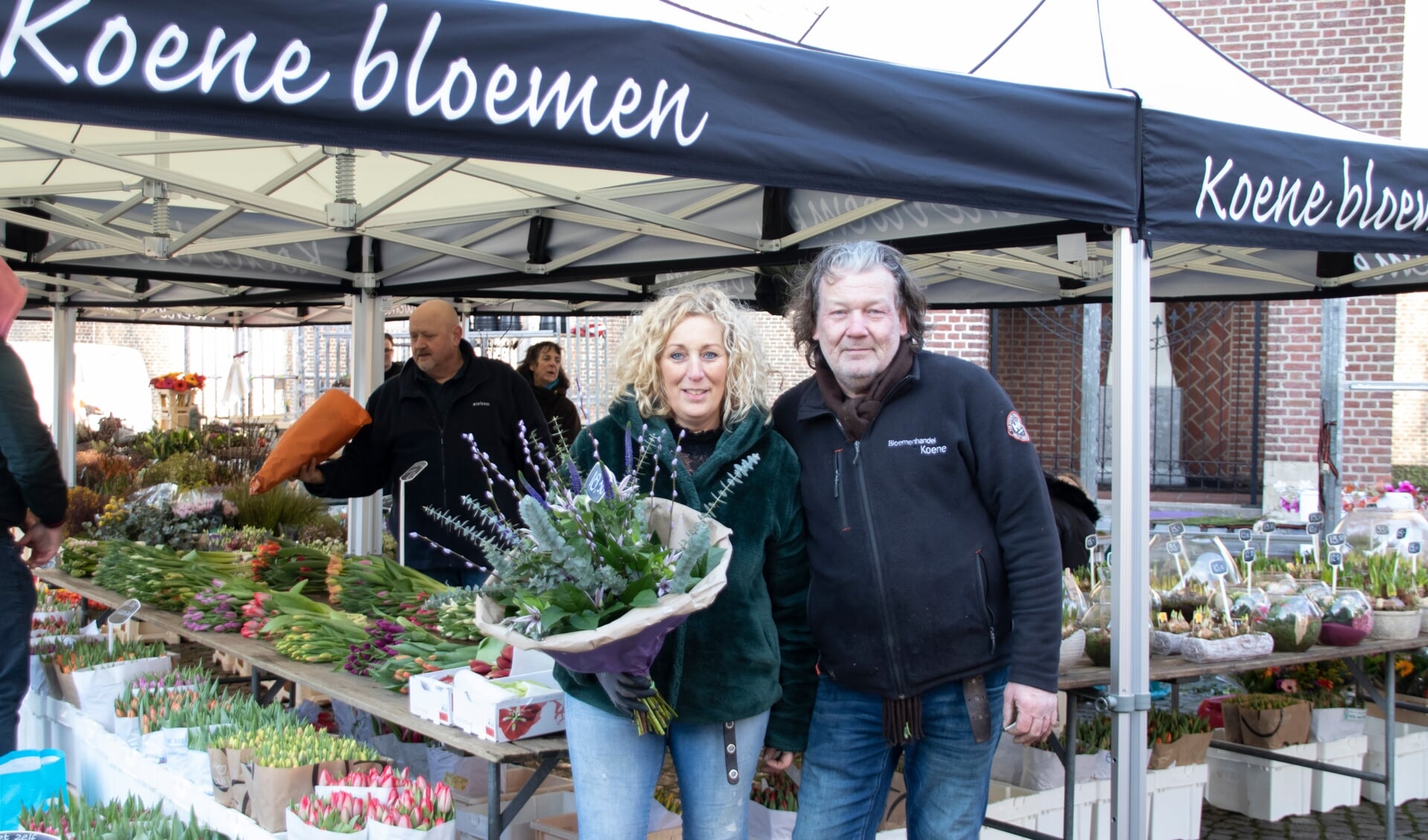 André en Ine Koene nieuw op de markt in Schijndel