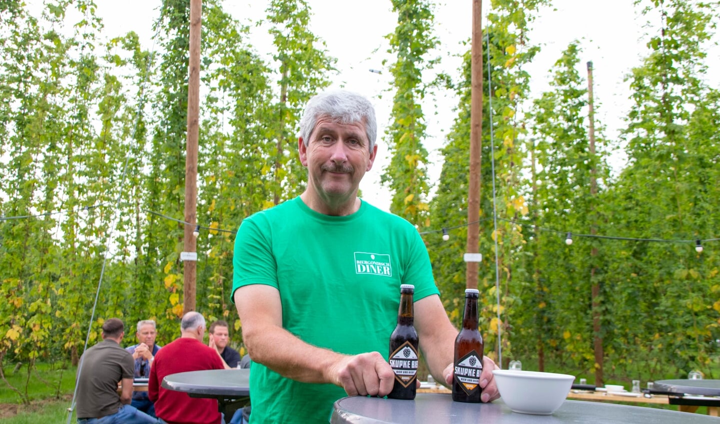 Biergondisch dineren op het hopveld in Schijndel