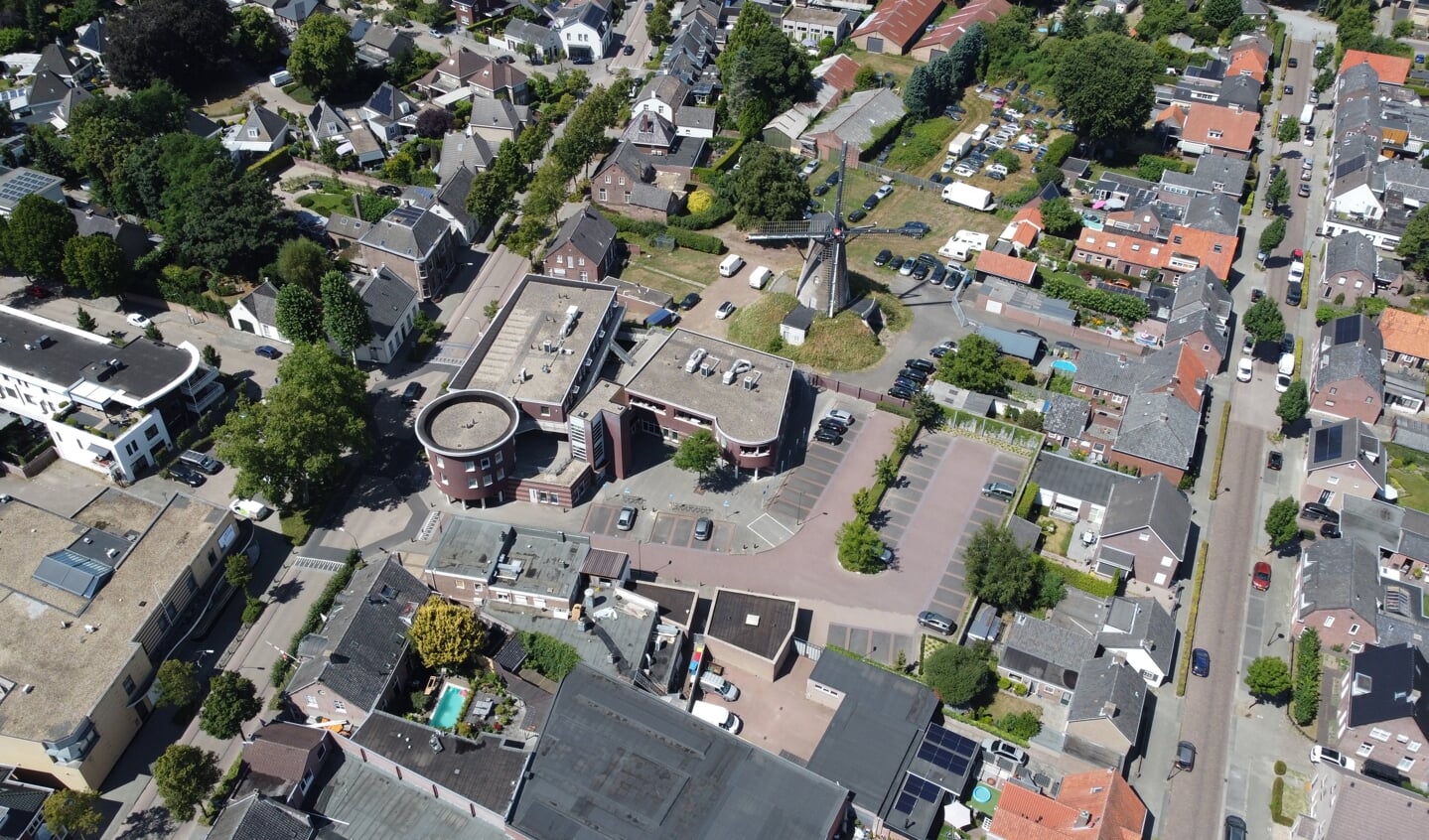 Een luchtfoto van Schijndel.