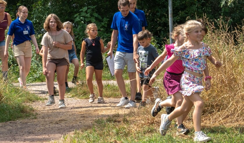 Vossenjacht tijdens de Jeugdvakantieweek Schijndel.