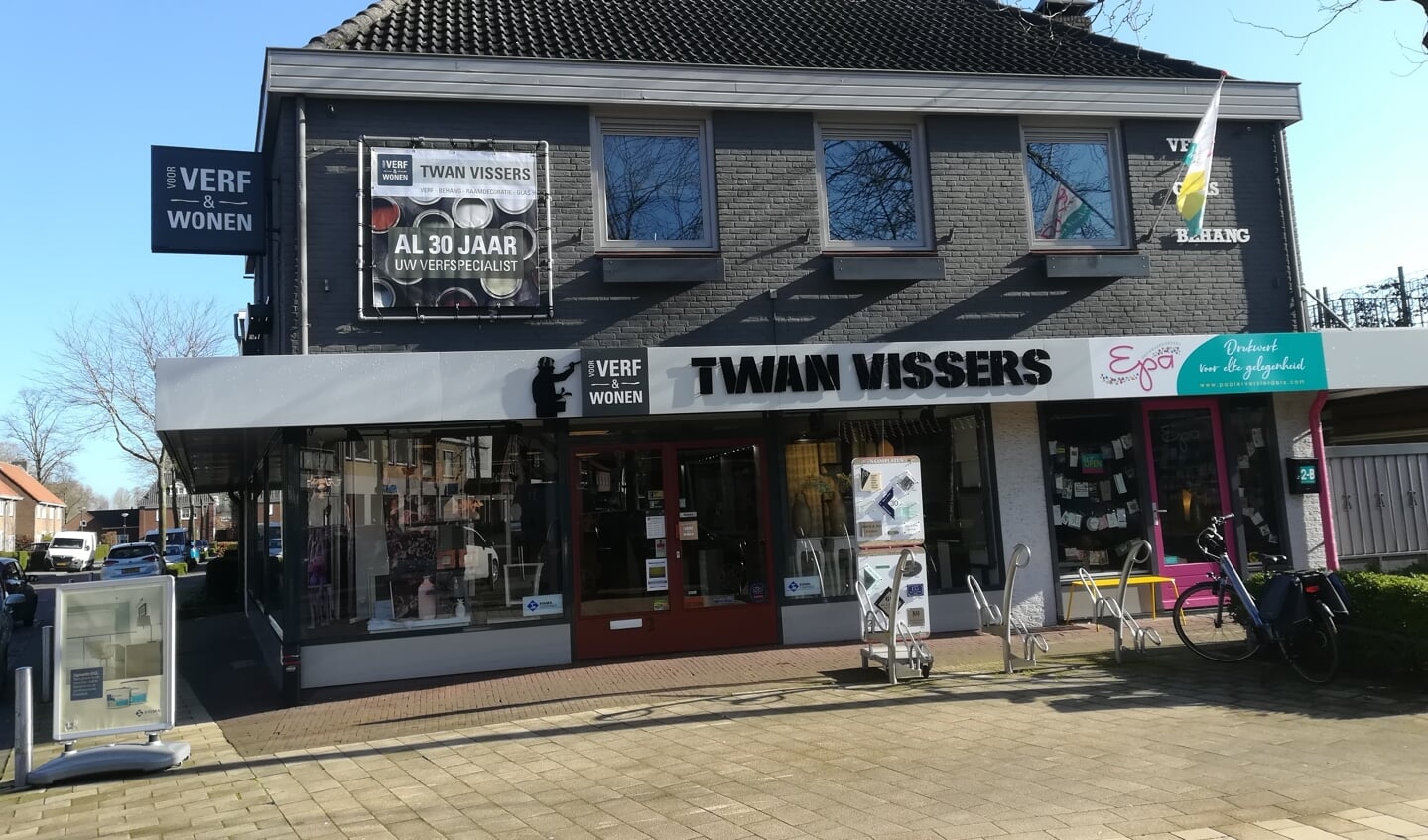 De welbekende voorkant van de winkel.