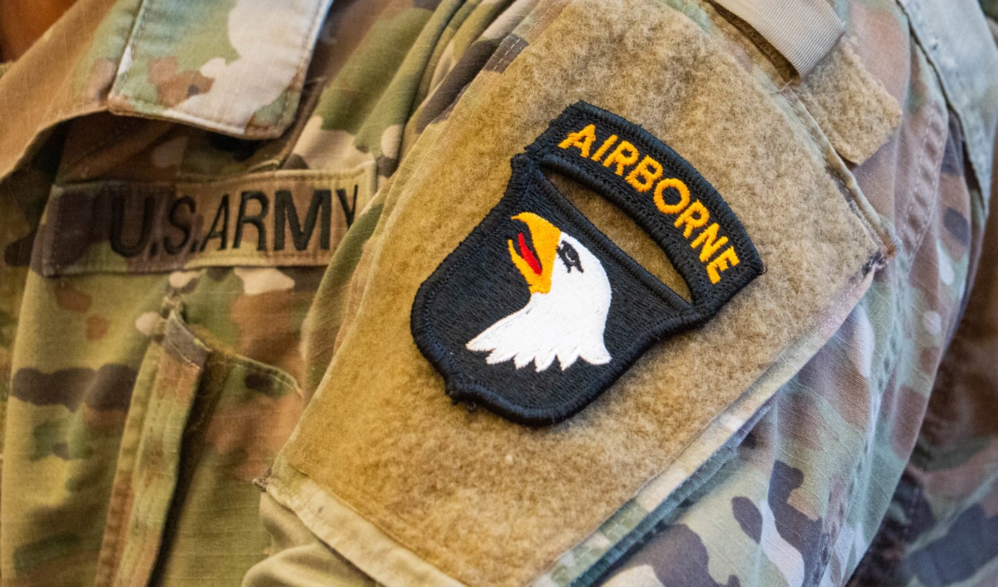 101st Aiborne Division op bezoek in Wijbosch.