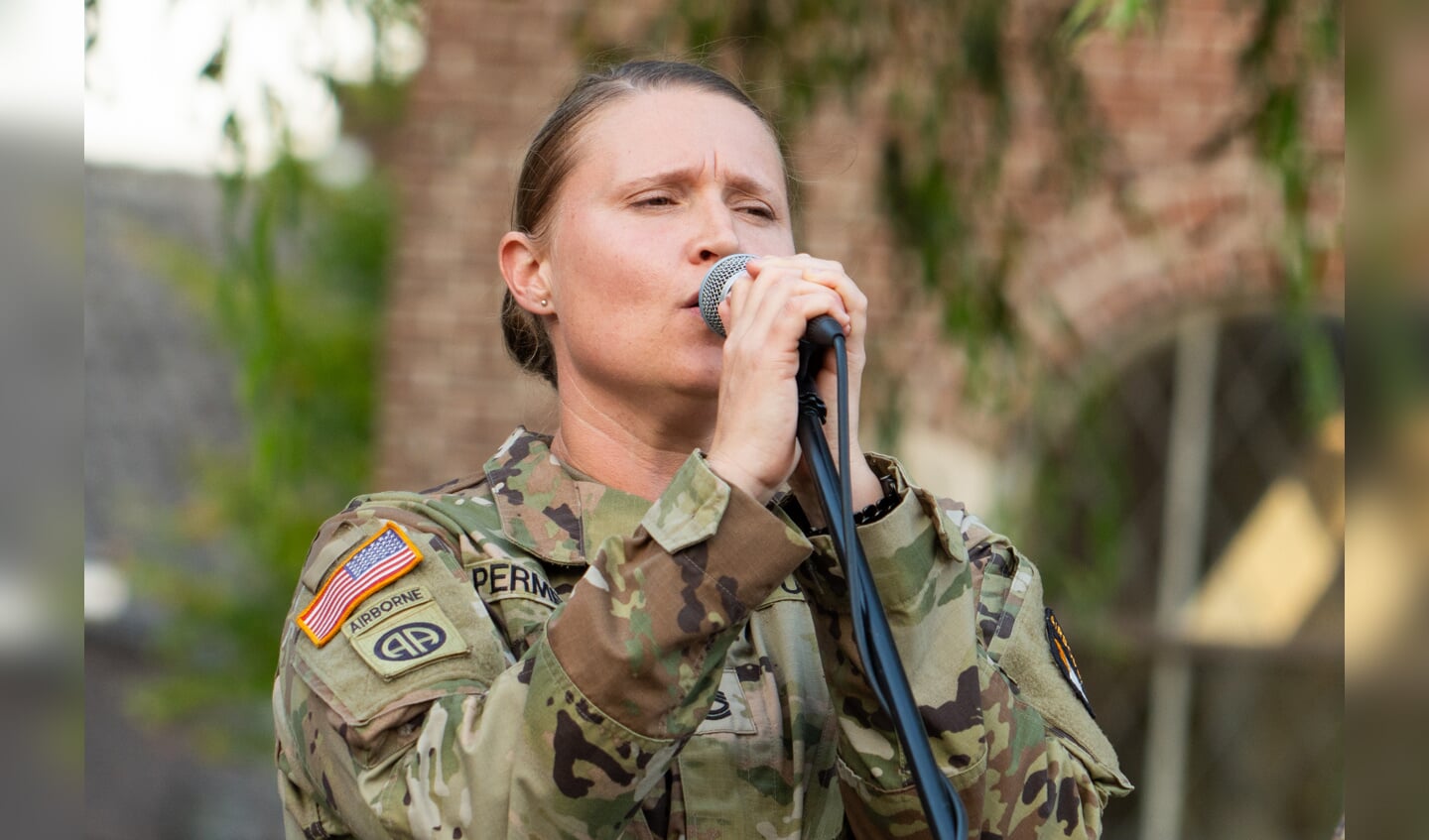 101st Airborne Division Rock Band in Schijndel
