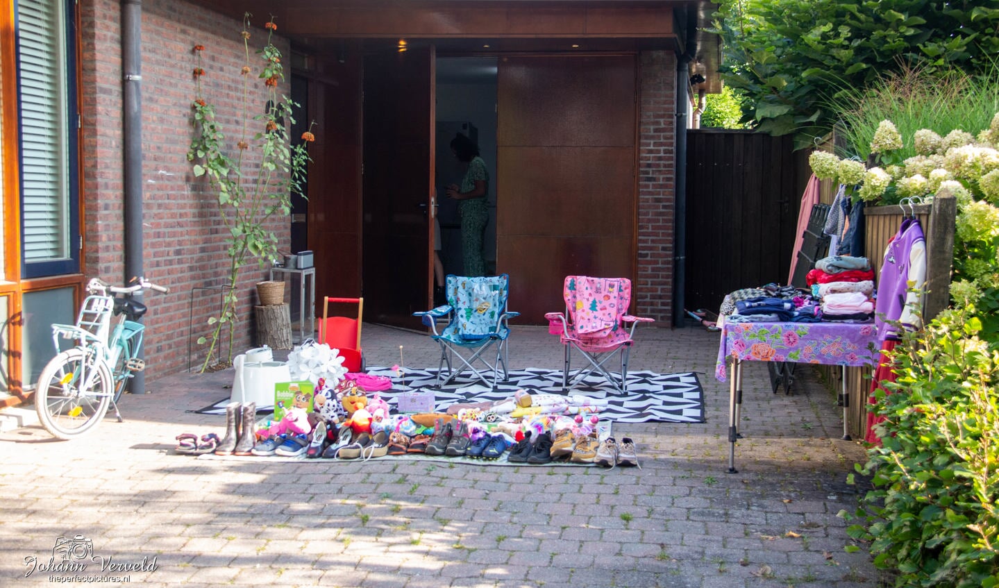Garagesale in de Hoevenbraak en Hulzebraak