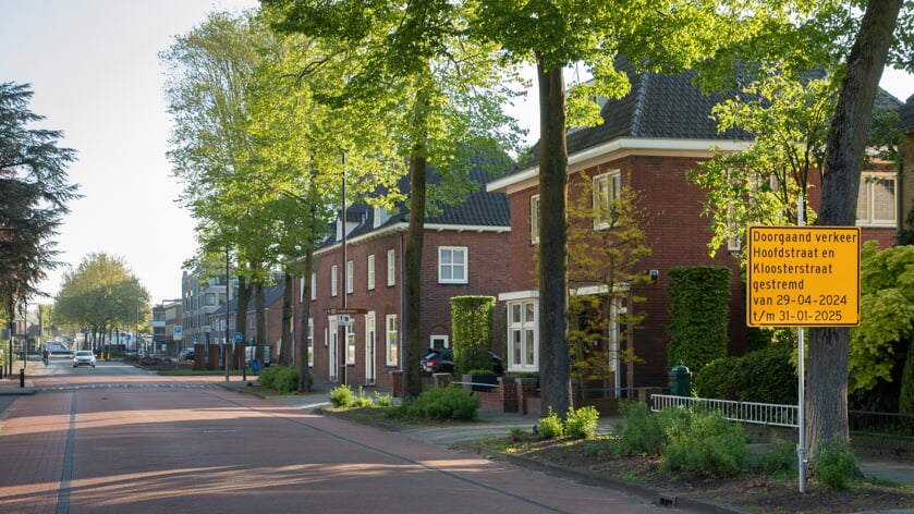 Herinrichting van de Kloosterstraat/ Hoofdstraat gaat van start