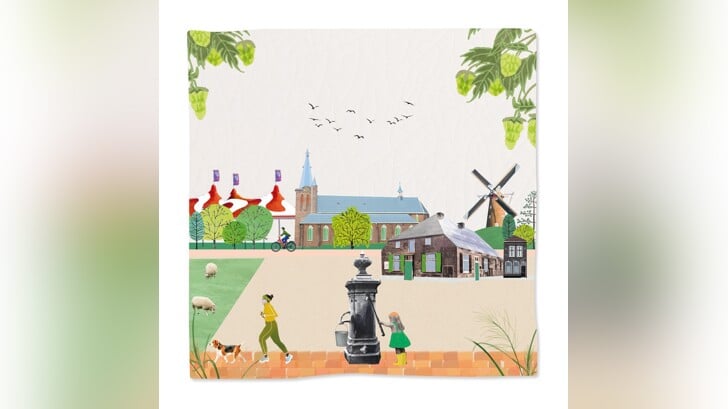 Het bijzondere nieuwe tegeltje.