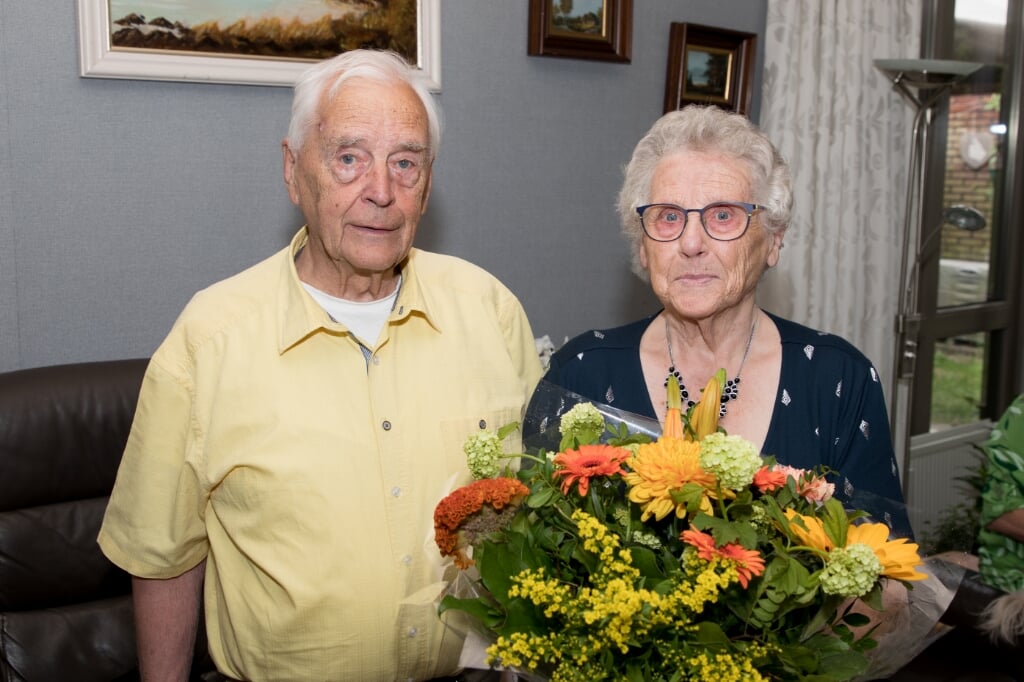 Echtpaar Baaijens 65 jaar getrouwd.