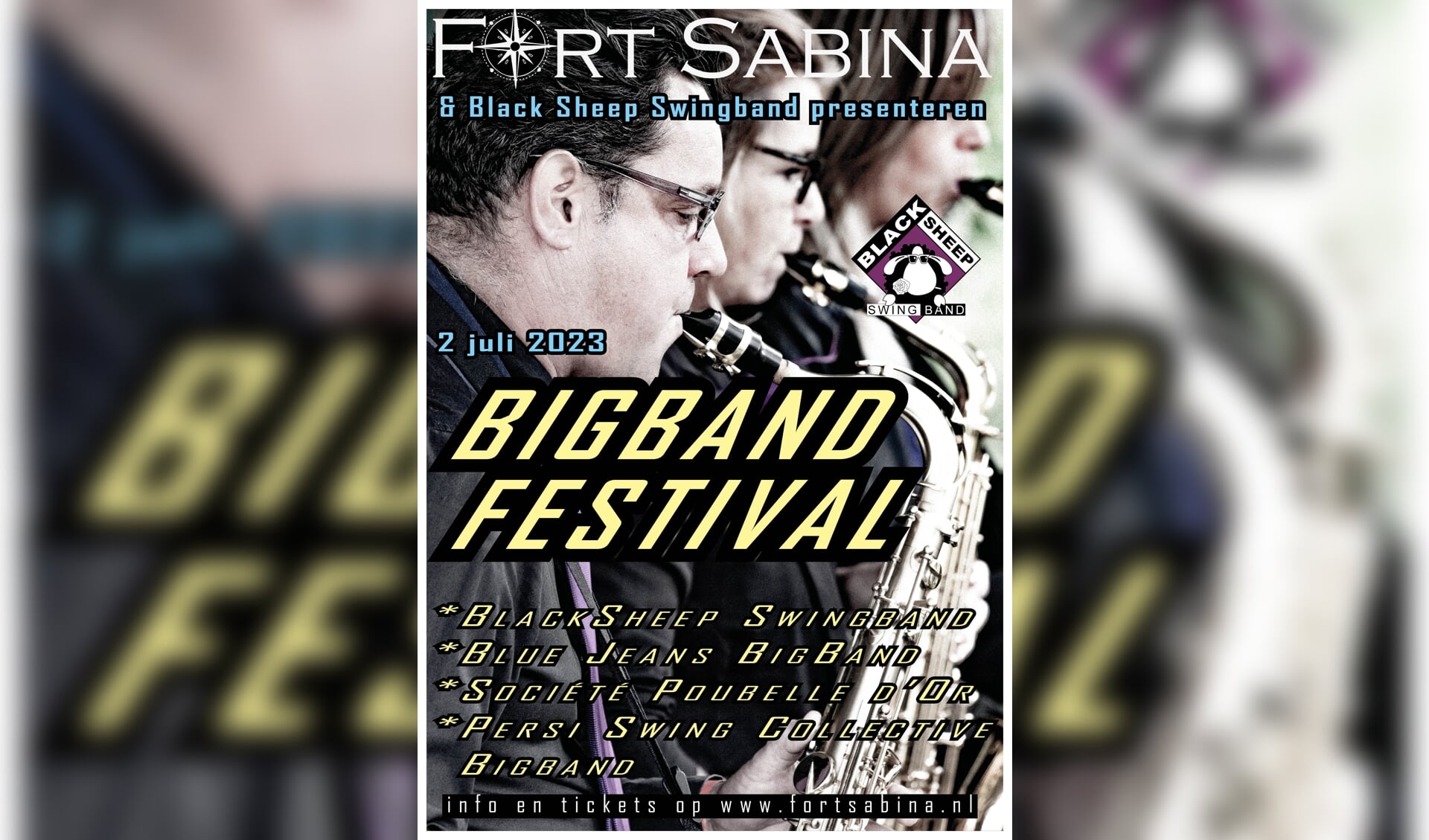 Fort Sabina's Grote BigBand Festival 2023
