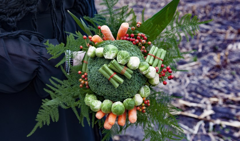 Komt dit boeket uit eigen tuin van de boerin van Buul? Foto: Jos Meusen