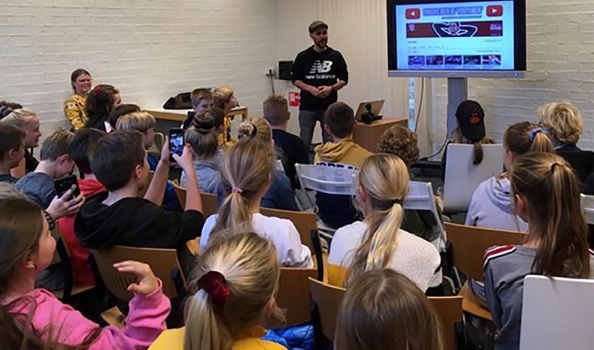 Workshop vloggen met YouTuber Teun Peters, foto: Lieke Janssen
