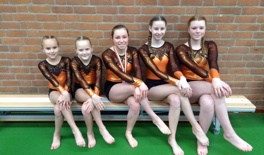 Lore, Mila, Aniek, Esmée en Amber, foto: Jerney Drieman