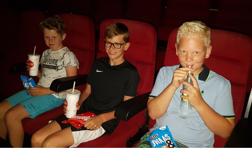 van links naar rechts: Ivar, Ruben en Sem