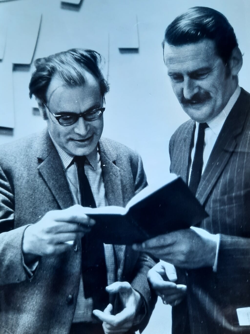 Godfried Bomans en Bill van der Meulen, foto: Carl Doeke Eisma
