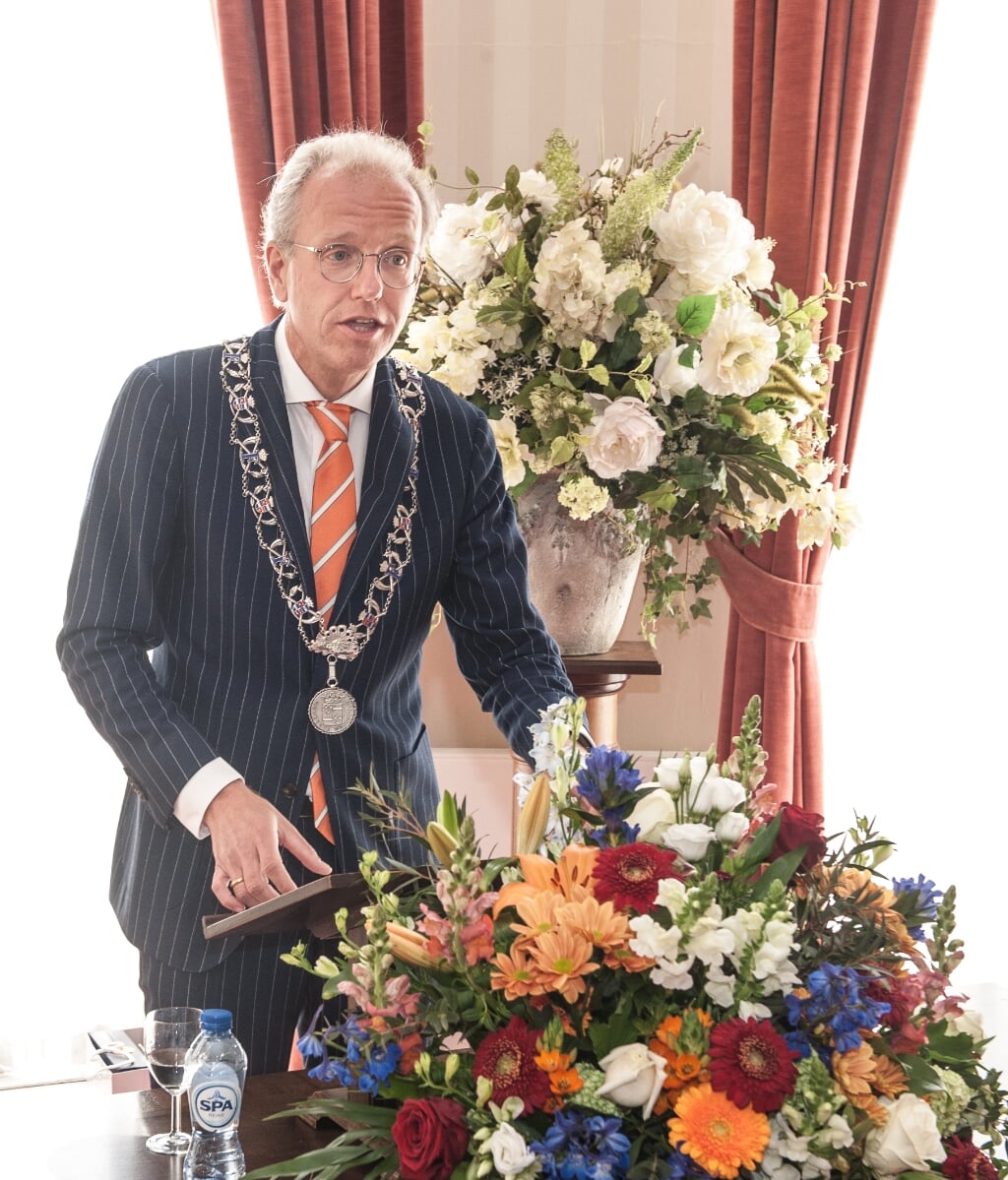 Burgemeester De Lange, Foto: Jan van der Plas