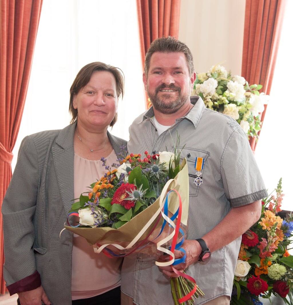 De heer Wensveen met zijn echtgenote, Foto: Jan van der Plas