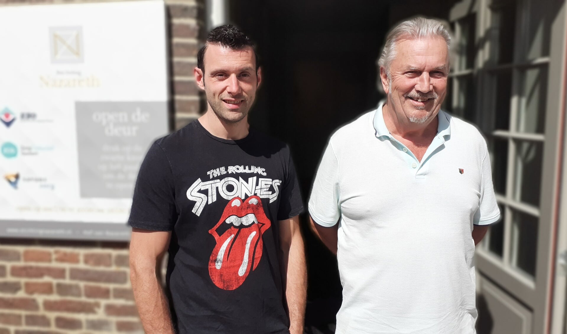 Ruud Geerts (links) en initiatiefnemer Terry Hurley.