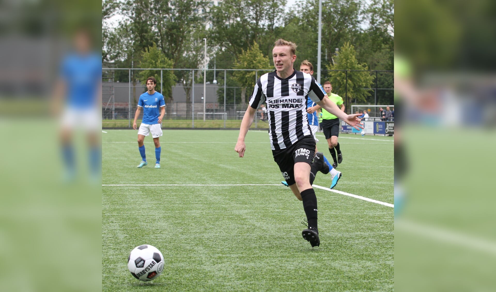 Noël van Gerven, hier op archiefbeeld, speelde zondag gelijk tegen zijn voormalige club, UNA.