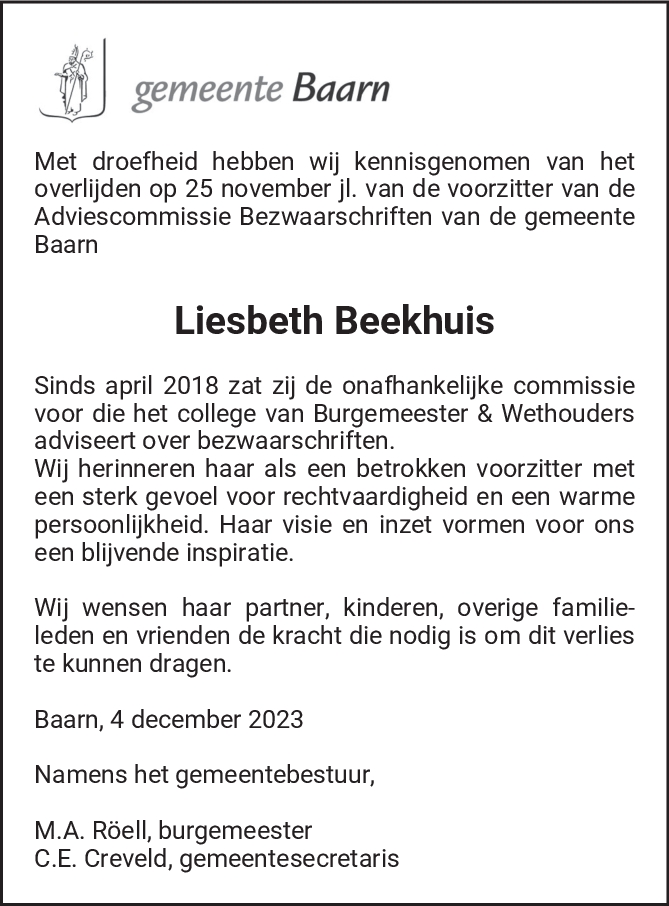 Baarnsche Courant - BaarnscheCourant.nl | Nieuws Uit De Regio Baarn