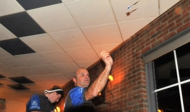 Er wordt veel geoefend door de Heelsumse dartclub. Foto: gertbudding.nl