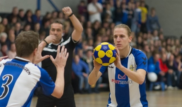 KV Wageningen won zaterdag met 33-18 van ROHDA. Foto: Gerrit Schets