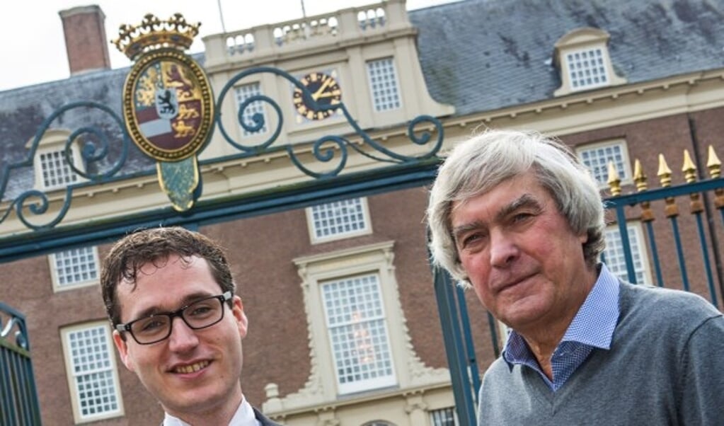 Wouter Harbers met Albert van Kuijk van ASZ. Foto: Fred Manschot