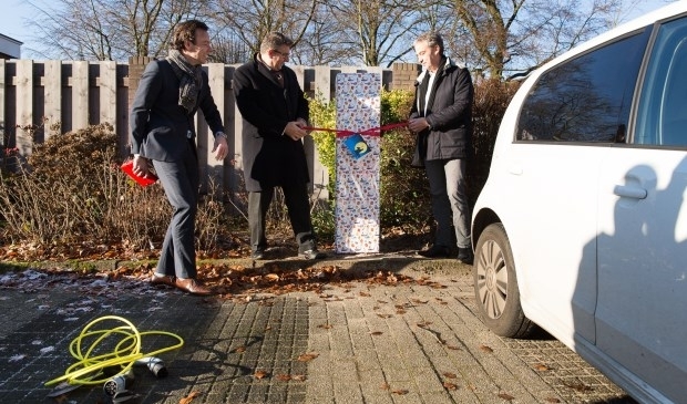 Van links naar rechts JT Hoefakker, R Luca, MLinnenkamp